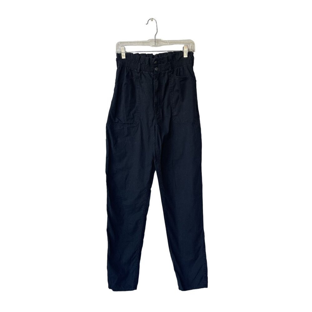 Abercrombie & Fitch Pants Womens Size M Cargo Utility Jogger Black Relaxed‎